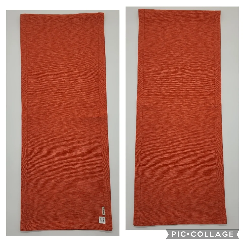 Pier 1 Imports Table Runner Woven Orange Cotton 14x72 inches